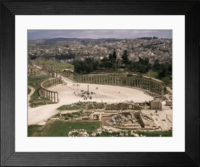 Framed Print : The Forum, the oval piazza Framed Print : The Forum, the oval piazza