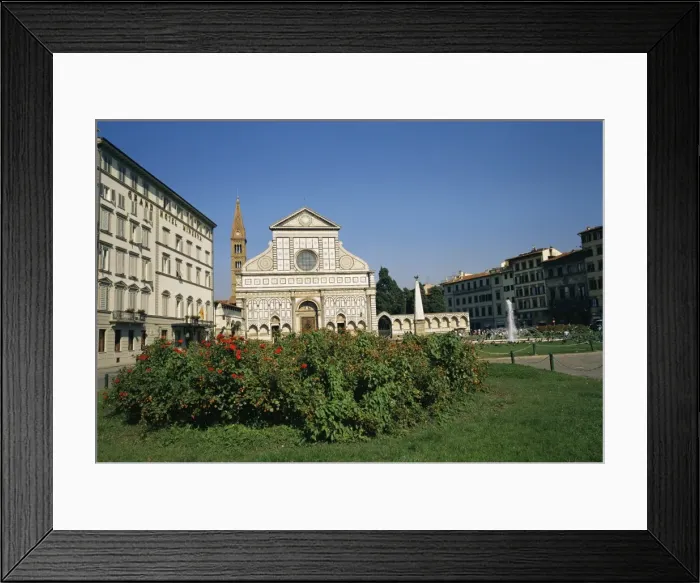 Framed Print : Square and church of Santa Maria Novella Framed Print : Square and church of Santa Maria Novella