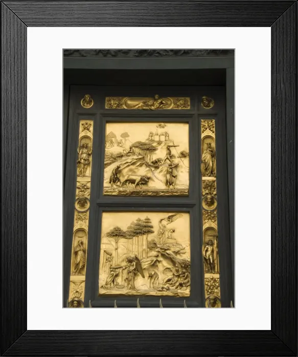 Framed Print : Ghibertis door Framed Print : Ghibertis door