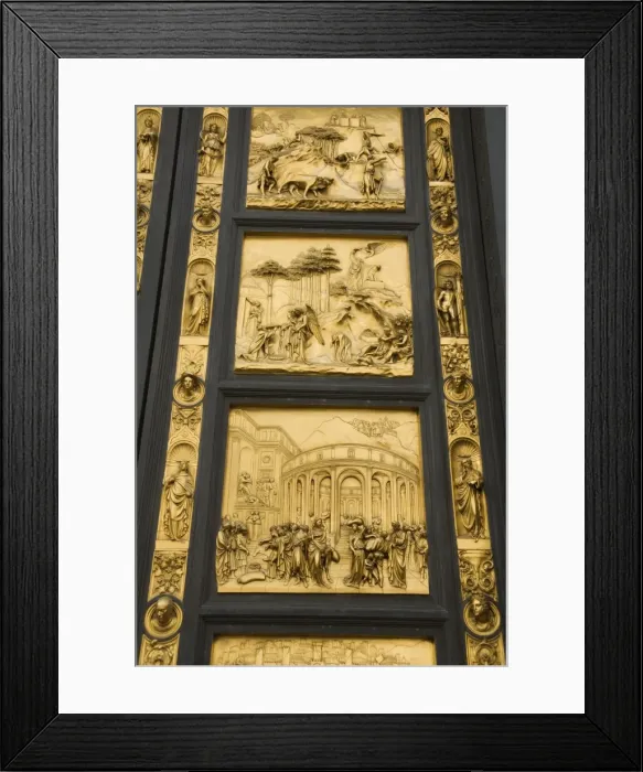 Framed Print : Ghibertis door Framed Print : Ghibertis door