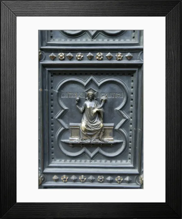 Framed Print : Panel from the south door of the Battistero (Baptistry) Framed Print : Panel from the south door of the Battistero (Baptistry)