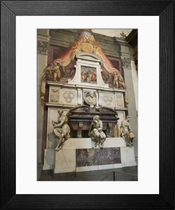 Framed Print : Tomb of Michelangelo Framed Print : Tomb of Michelangelo