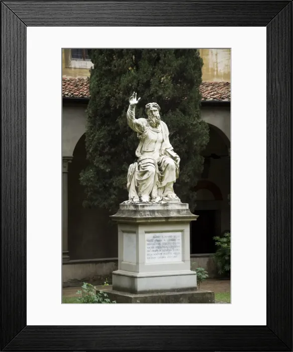 Framed Print : In the grounds of Santa Croce church Framed Print : In the grounds of Santa Croce church