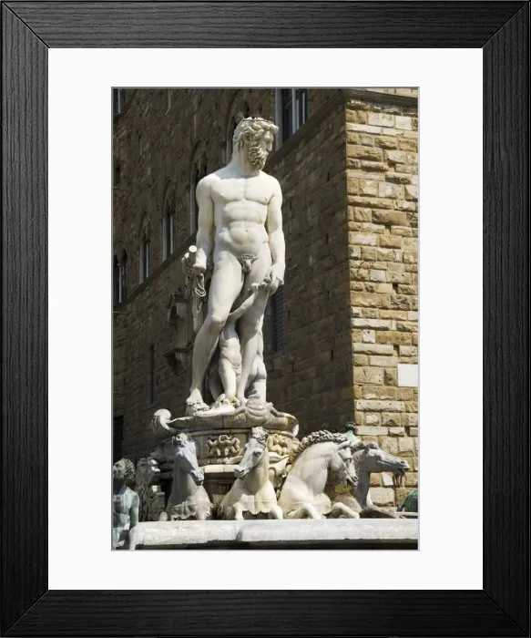 Framed Print : Statue of Neptune