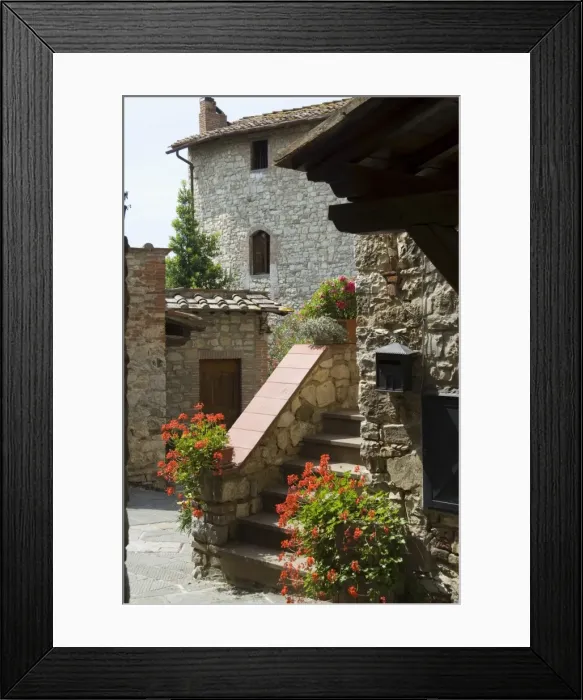 Framed Print : Vertine, a hill village near Gaiole Framed Print : Vertine, a hill village near Gaiole