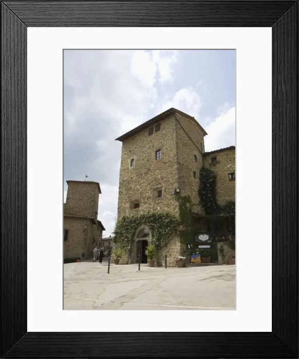 Framed Print : Volpaia, a hill village near Radda Framed Print : Volpaia, a hill village near Radda