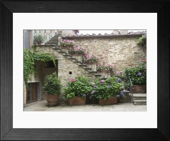 Framed Print : Volpaia, a hill village near Radda Framed Print : Volpaia, a hill village near Radda