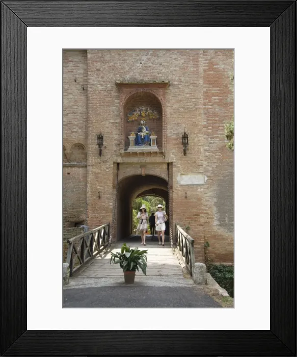 Framed Print : Entrance gate house Framed Print : Entrance gate house