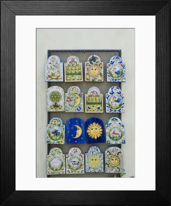 Framed Print : Tuscan ceramics Framed Print : Tuscan ceramics