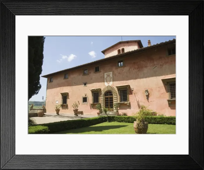 Framed Print : The Villa Vignamaggio Framed Print : The Villa Vignamaggio