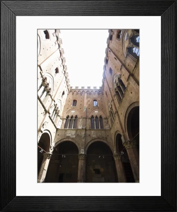 Framed Print : View of the Palazzo Pubblico Framed Print : View of the Palazzo Pubblico
