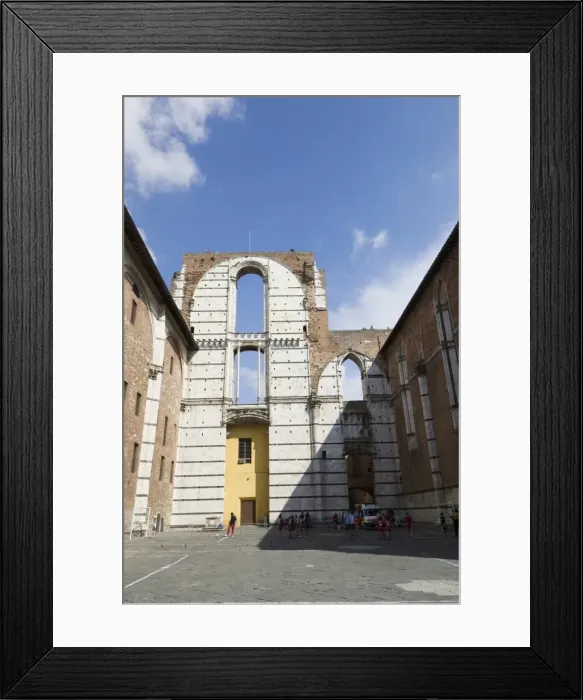 Framed Print : The unfinished nave wall of the Duomo Framed Print : The unfinished nave wall of the Duomo