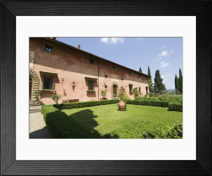 Framed Print : The Villa Vignamaggio Framed Print : The Villa Vignamaggio