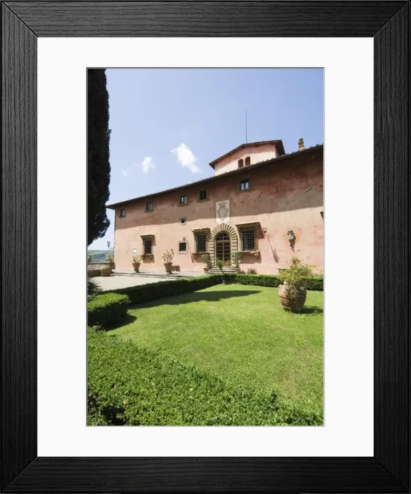 Framed Print : The Villa Vignamaggio Framed Print : The Villa Vignamaggio