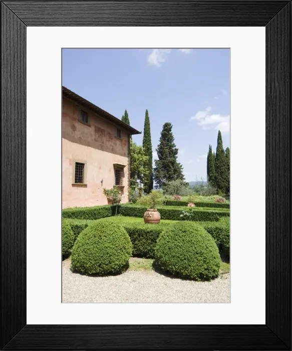 Framed Print : The Villa Vignamaggio Framed Print : The Villa Vignamaggio