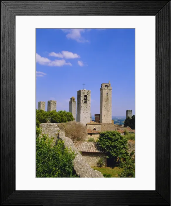 Framed Print : San Gimignano Framed Print : San Gimignano
