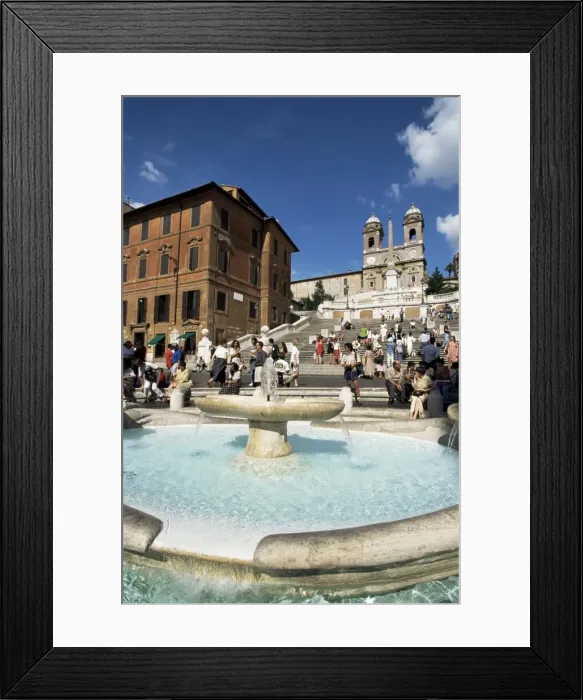 Framed Print : Barcaccia fountain Framed Print : Barcaccia fountain