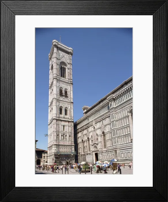 Framed Print : The Duomo and Campanile (cathedral and bell tower) in Florence Framed Print : The Duomo and Campanile (cathedral and bell tower) in Florence