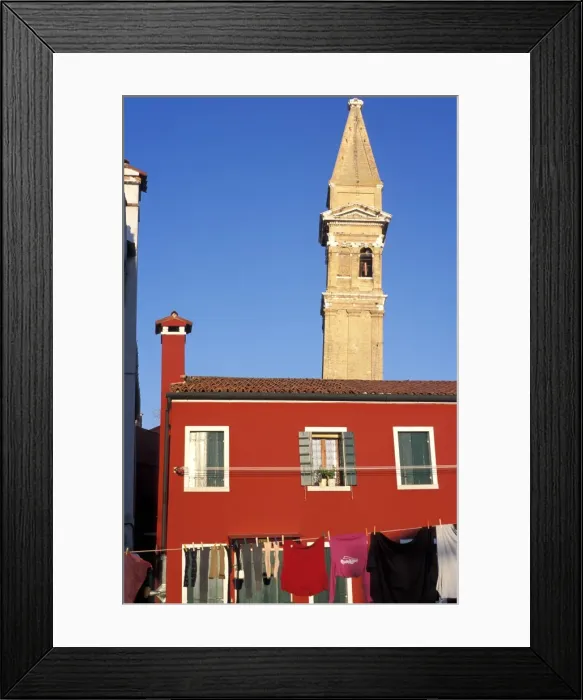 Framed Print : Leaning campanile of San Martino church Framed Print : Leaning campanile of San Martino church