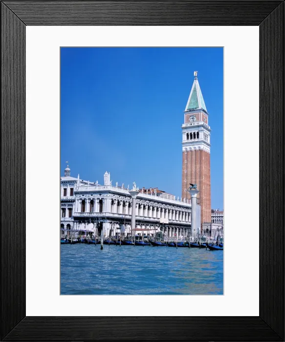 Framed Print : Doges Palace and the campanile, St Framed Print : Doges Palace and the campanile, St
