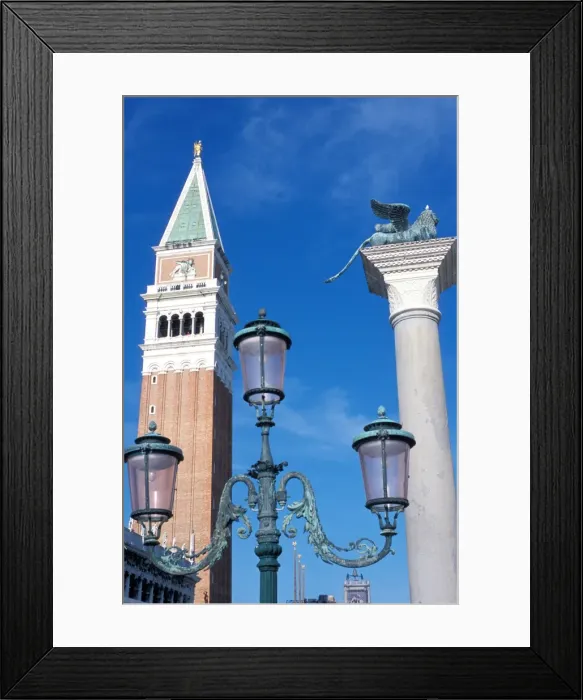 Framed Print : Campanile, Piazza San Marco (St Framed Print : Campanile, Piazza San Marco (St