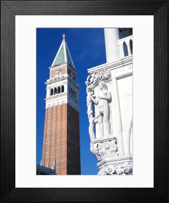 Framed Print : Campanile, Piazza San Marco (St Framed Print : Campanile, Piazza San Marco (St