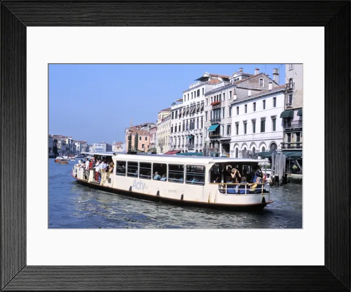 Framed Print : Vaporetto, Grand Canal Framed Print : Vaporetto, Grand Canal