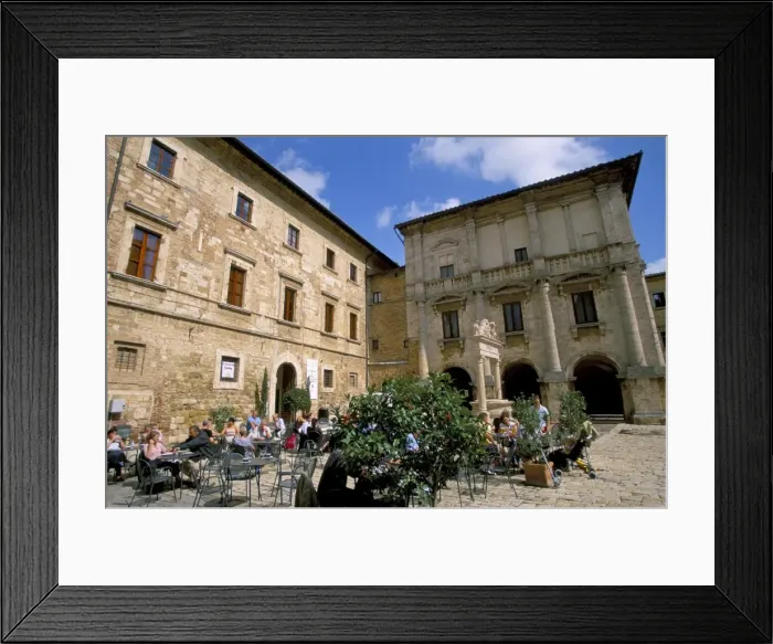 Framed Print : Cafe, Piazza Grande Framed Print : Cafe, Piazza Grande