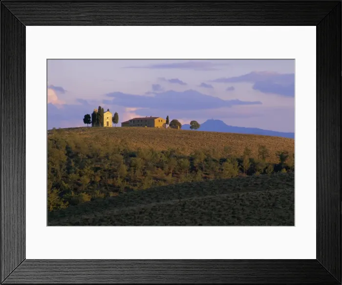 Framed Print : Chapel and farmhouse Framed Print : Chapel and farmhouse