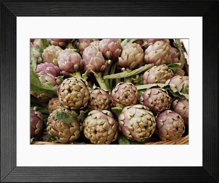 Framed Print : Artichokes in the market Framed Print : Artichokes in the market