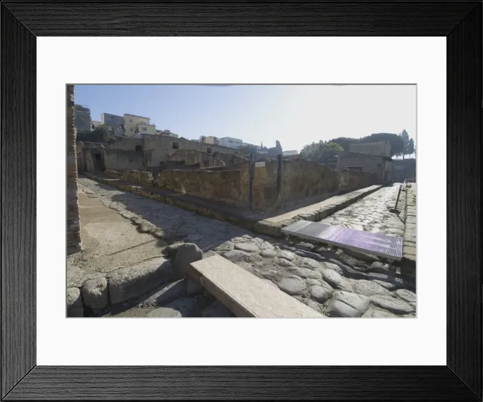 Framed Print : The ruins of Herculaneum Framed Print : The ruins of Herculaneum