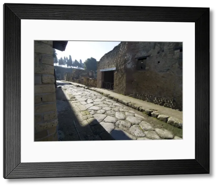 Framed Print : The ruins of Herculaneum Framed Print : The ruins of Herculaneum