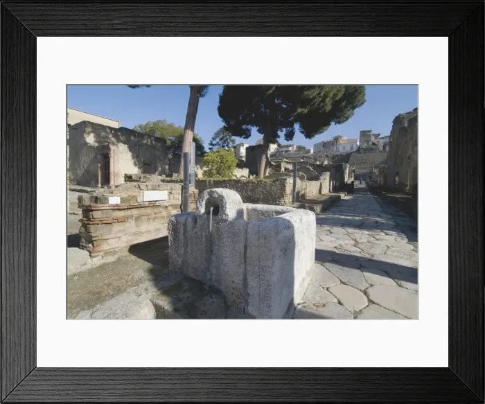 Framed Print : The ruins of Herculaneum Framed Print : The ruins of Herculaneum