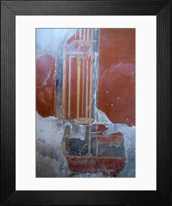 Framed Print : Wall frescoes from Herculaneum Framed Print : Wall frescoes from Herculaneum