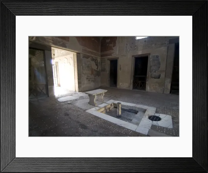Framed Print : One of the rooms at Herculaneum Framed Print : One of the rooms at Herculaneum