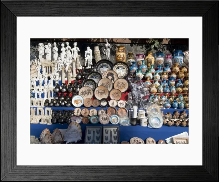 Framed Print : Crafts and reproductions for sale near Pompeii Framed Print : Crafts and reproductions for sale near Pompeii
