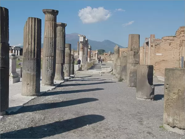 The ruins of Pompeii