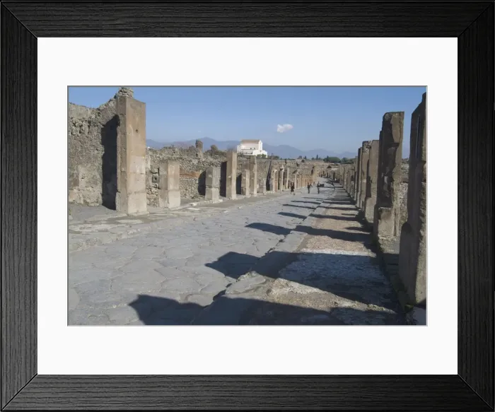 Framed Print : The ruins of Pompeii Framed Print : The ruins of Pompeii