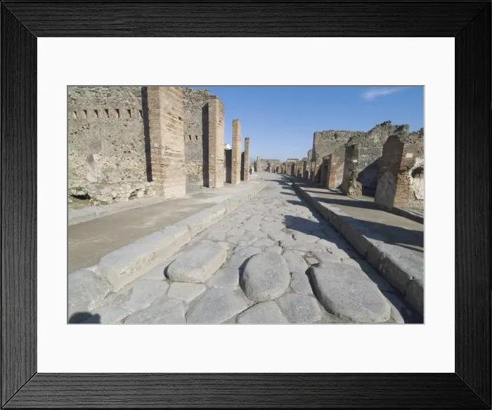 Framed Print : The ruins of Pompeii Framed Print : The ruins of Pompeii