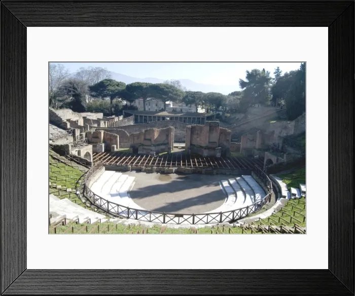 Framed Print : Amphitheatre in the ruins of Pompeii Framed Print : Amphitheatre in the ruins of Pompeii