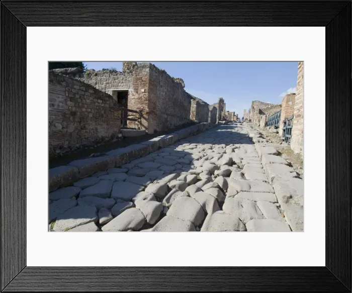 Framed Print : The ruins of Pompeii Framed Print : The ruins of Pompeii