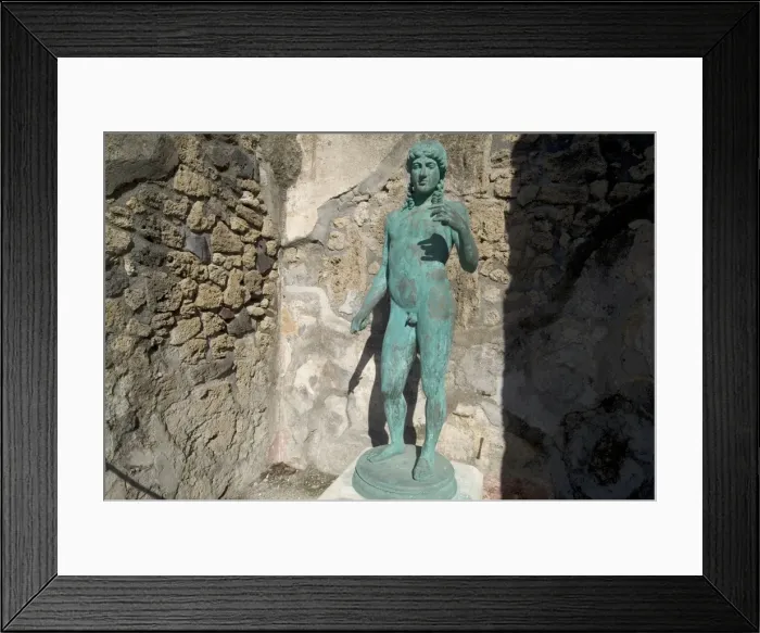 Framed Print : Apollo at the ruins of Pompeii Framed Print : Apollo at the ruins of Pompeii