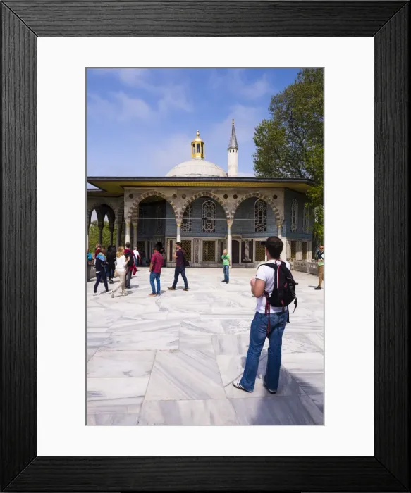 Framed Print : Tourists sightseeing at Topkapi Palace, UNESCO World Heritage Site, Istanbul, Turkey Framed Print : Tourists sightseeing at Topkapi Palace, UNESCO World Heritage Site, Istanbul, Turkey