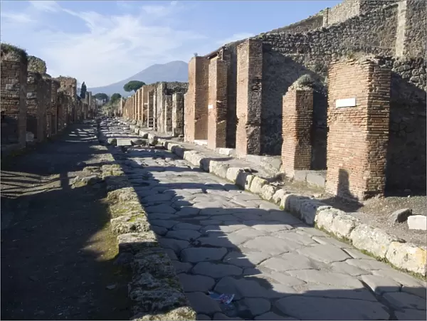 The ruins of Pompeii