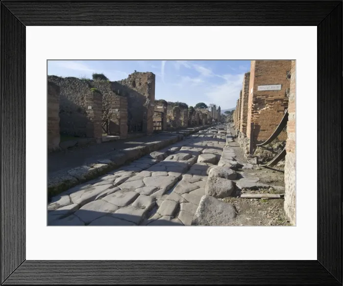 Framed Print : The ruins of Pompeii Framed Print : The ruins of Pompeii