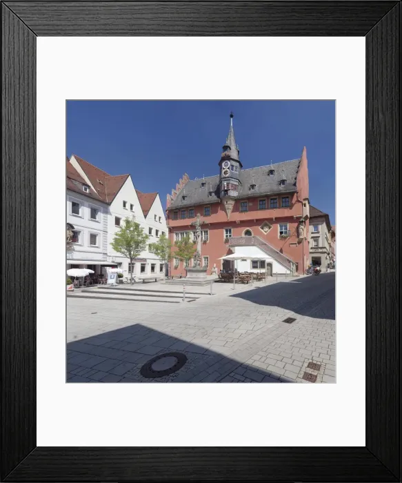 Framed Print : Town Hall, Ochsenfurt, Mainfranken, Lower Franconia, Bavaria, Germany, Europe Framed Print : Town Hall, Ochsenfurt, Mainfranken, Lower Franconia, Bavaria, Germany, Europe