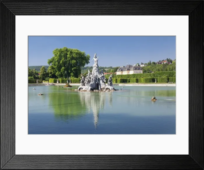 Framed Print : Laeuterungssee Sea, Schloss Veitshoechheim Castle, Roccoco garden, Veitshoechheim Framed Print : Laeuterungssee Sea, Schloss Veitshoechheim Castle, Roccoco garden, Veitshoechheim
