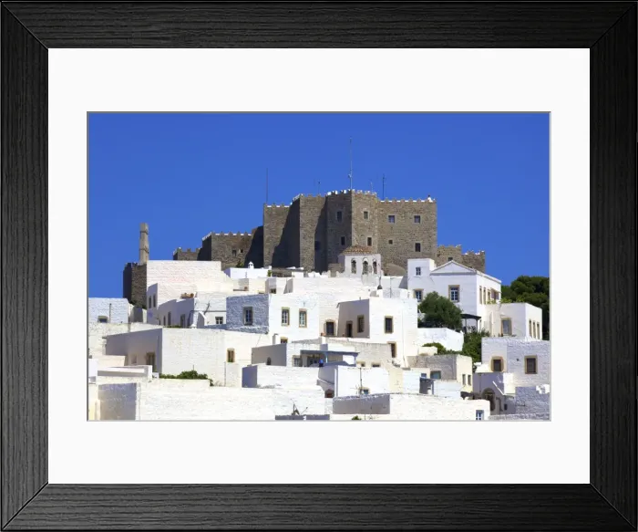 Framed Print : Monastery of St. John at Chora, UNESCO World Heritage Site, Patmos, Dodecanese, Greek Islands Framed Print : Monastery of St. John at Chora, UNESCO World Heritage Site, Patmos, Dodecanese, Greek Islands
