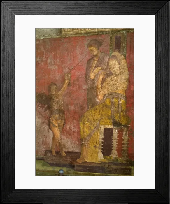 Framed Print : Fresco at the Villa dei Misteri Framed Print : Fresco at the Villa dei Misteri