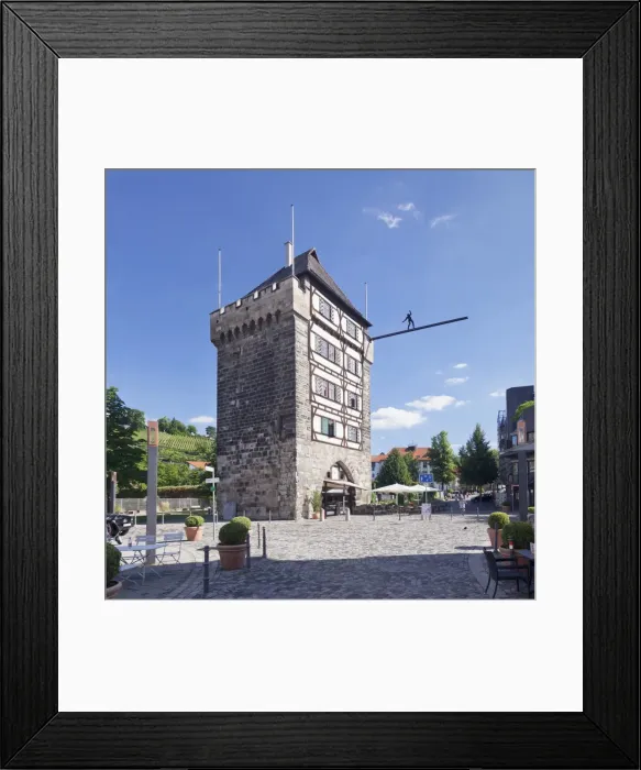 Framed Print : Schelztorturm tower, Esslingen, Baden-Wurttemberg, Germany, Europe Framed Print : Schelztorturm tower, Esslingen, Baden-Wurttemberg, Germany, Europe